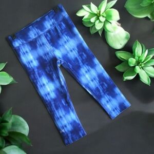 Under Armour Heatgear Blue Tie-Dye Compression Leggings Size Medium